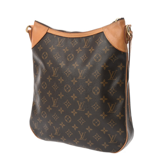 LOUIS VUITTON Monogram Odeon MM Brown Canvas Shoulder Bag M56389 - Picture 3 of 13